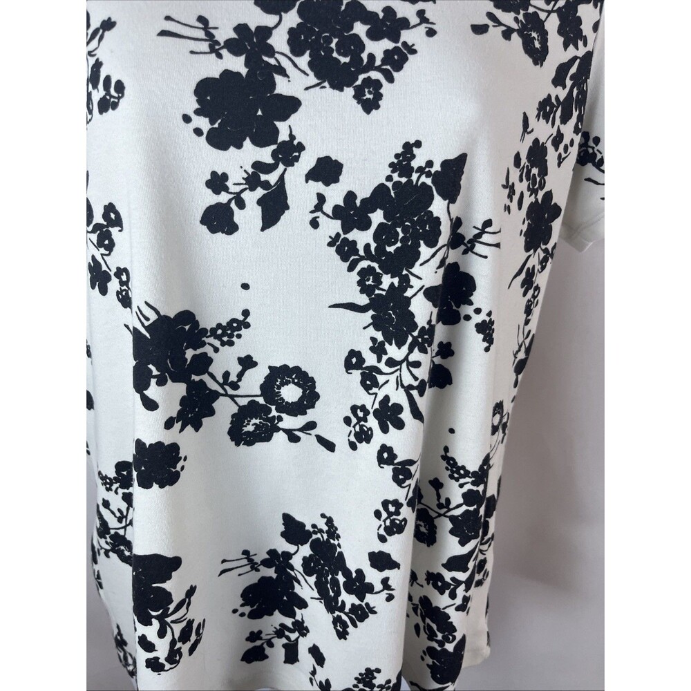 Style & Co Women’s PXL Short Sleeve Floral Print Scoop Next Top Cottage Bohemian - Picture 3 of 8